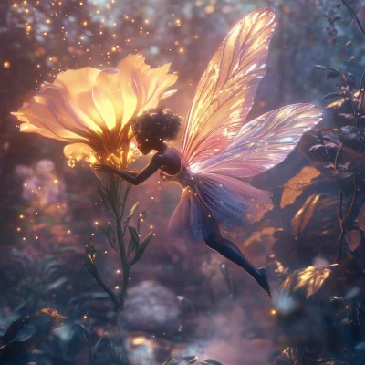 Ethereal Fairy in the Forest