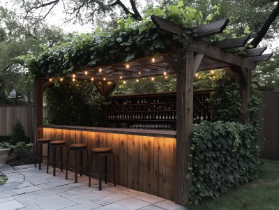 Outdoor Garden Bar Design