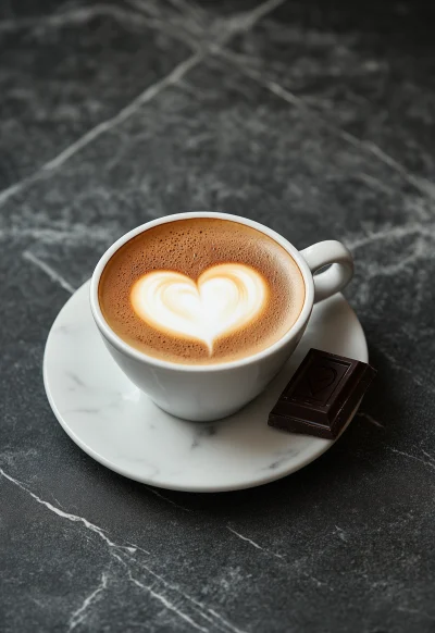 Heart Latte Art