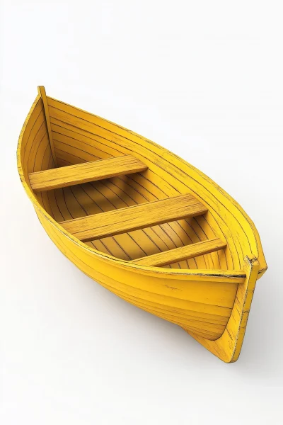 Yellow Boat Illustration