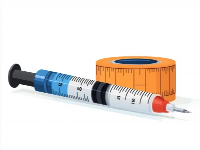 Measuring Tape and Insulin Pen