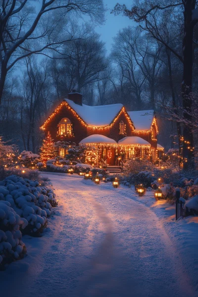 Cozy Christmas House