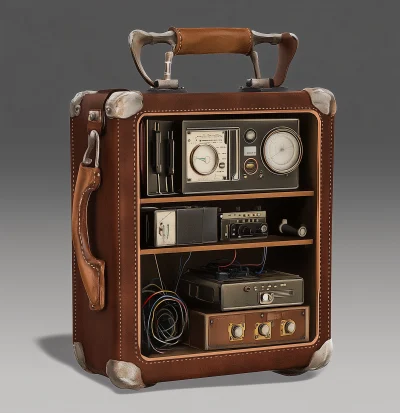 Vintage Steampunk Suitcase