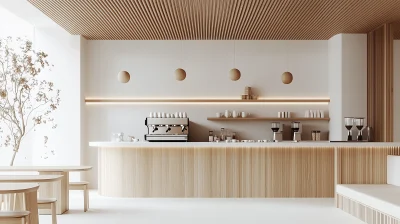 Minimalist Cafe Interior