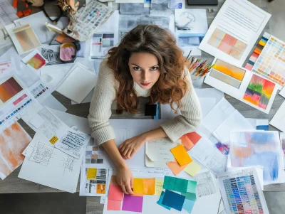 Corporate Woman at Desk