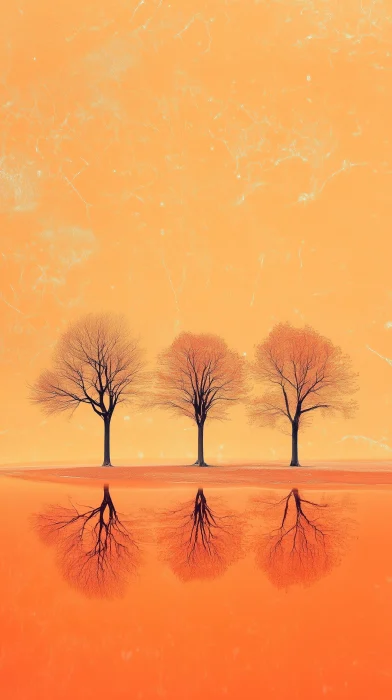 Minimalist Orange Nature