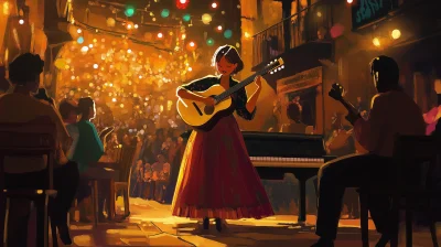 Fado Music Illustration