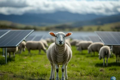 Solar Cells in a Pastoral Landscape