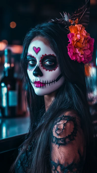 Stunning Catrina at Halloween