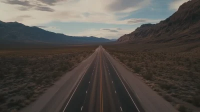 Empty Road in Nevada