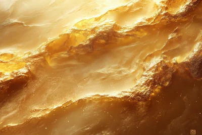 Abstract Liquid Gold Background