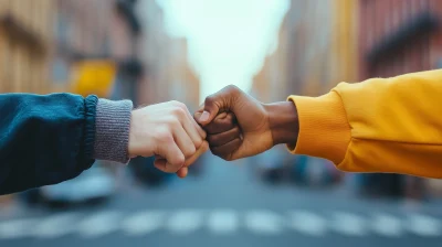 Young Leaders Fist Bump