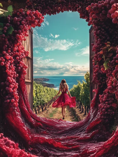 Dimensional Portal in Wine