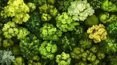 Top View of a Forest