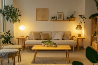 Cozy Scandinavian Living Room