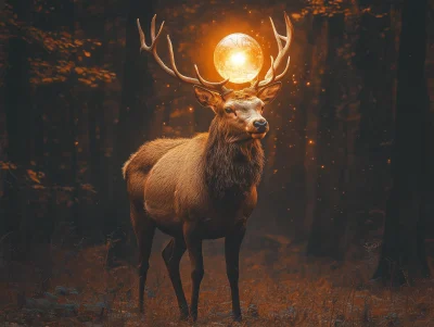 Deer with Crystal Ball