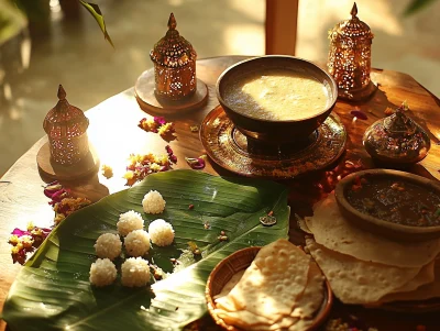 Traditional Indian Food Offerings