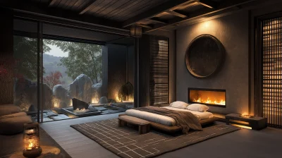 Gothic Zen Bedroom