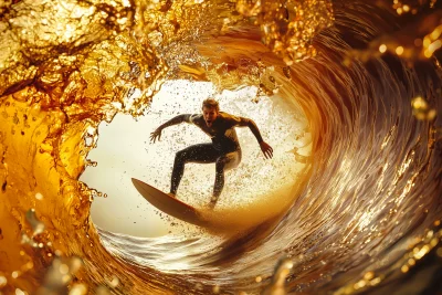 Surfing in Tea