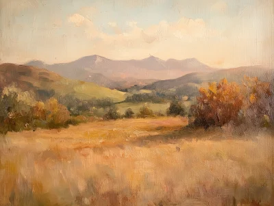 Autumn Mountain Landscape