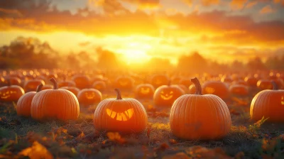 Spooky Halloween Pumpkins