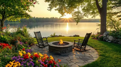 Serene Lakeside Sunrise