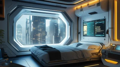 Cyberpunk Bedroom