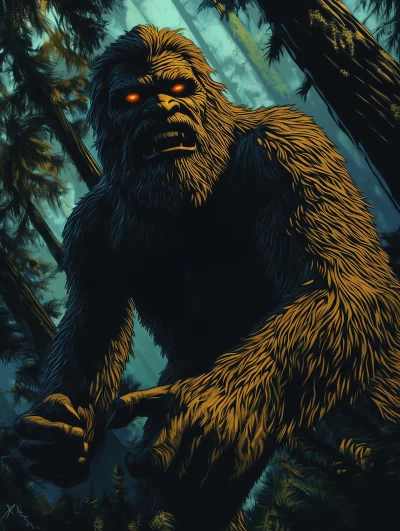 Lurking Bigfoot