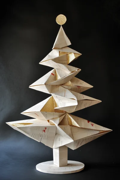 Modernist Origami Christmas Tree