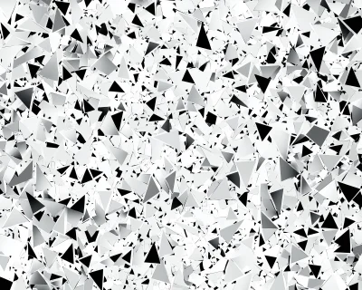 Abstract Silver Polygons