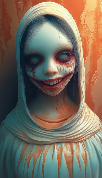 Scary Beautiful Nun