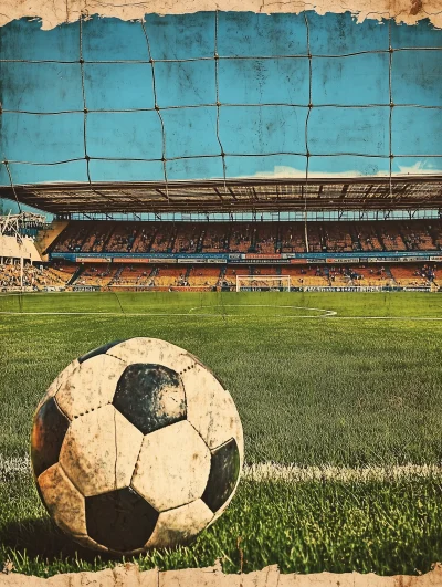 Soccer Stadium Poster