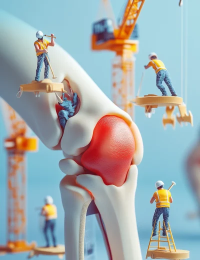 Knee Joint Pain Illustration