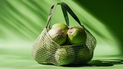 Green Coconuts in Nature