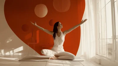 Woman Practicing Yoga