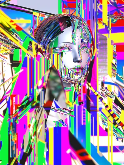 Glitch Art Portrait