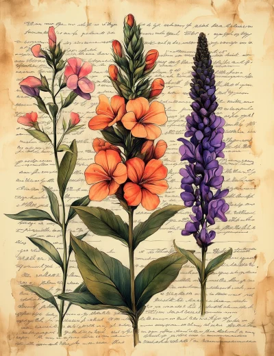 Vintage Botanical Journal