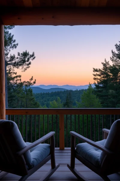 Sunset Serenity on the Porch