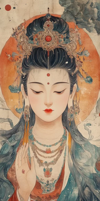 Guanyin Bodhisattva Portrait