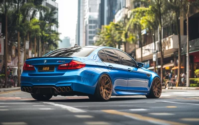 Estoril Blue BMW M5 F10