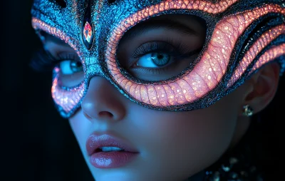 Futuristic Tentacles Fashion Portrait