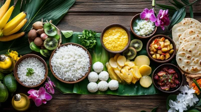 Traditional Indian Food Offerings