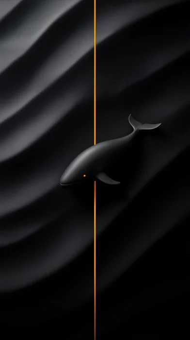 Minimalist Whale Shape