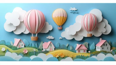 Dreamy Hot Air Balloons