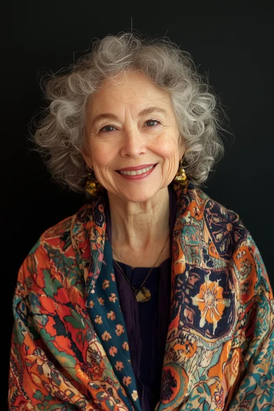 Smiling Portrait of an Older Woman