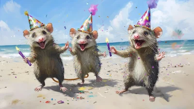 Birthday Party of Opossums