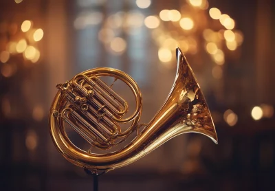 Elegant Horn with Background