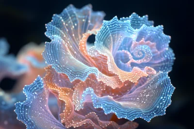 Vibrant Fractal Coral