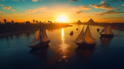 Sunrise Over the Nile