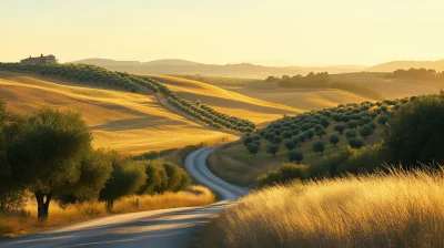 Peaceful Alentejo Road